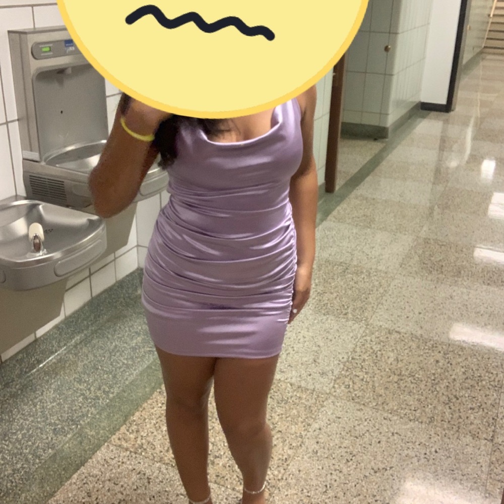 Purple Homecoming Dress
